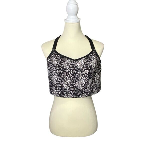 Livi For Lane Bryant Animal Print Cross Back Sports Bra Women's Size 22/24 - Picture 1 of 14